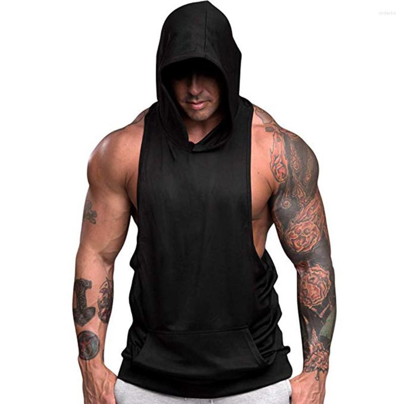 Men' Hoodies Fitness Gym Solids Bodybuilding Workout Muscle Sleeveless Tank Top Athletic Hooded Tops, Black
Men' Hoodies Fitness Gym Solids Bodybuilding Workout Muscle Sleeveless Tank Top Athletic Hooded Tops, Black