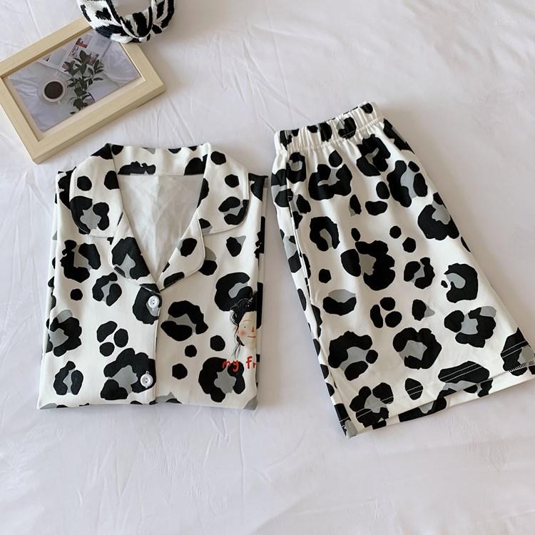 Women's Sleepwear Web Celebrity Leopard Grain Silk Short Sleeve Cardigan Cotton Pajamas 2023 Summer Sweet Household To Take Leisure Two Wind, Beige
Women's Sleepwear Web Celebrity Leopard Grain Silk Short Sleeve Cardigan Cotton Pajamas 2023 Summer Sweet Household To Take Leisure Two Wind, Beige