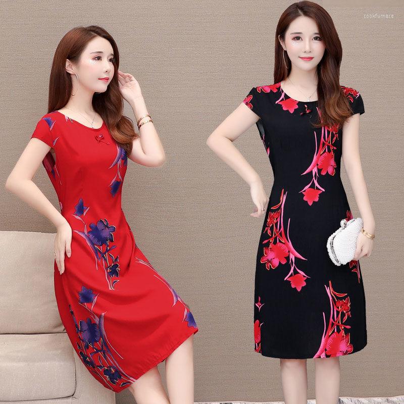 Party Dresses Summer Dress Women's Short-Sleeved Clothes Midi Skirt Woman Vestido De Mujer Femme Robe, 04
Party Dresses Summer Dress Women's Short-Sleeved Clothes Midi Skirt Woman Vestido De Mujer Femme Robe, 04