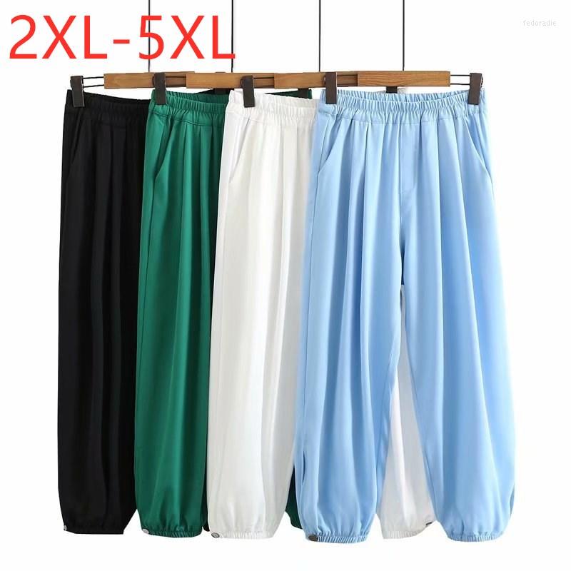 Pants 2023 Ladies Summer Plus Size Jogger For Women Large Loose Casual Blue White Thin Trousers 2XL 3XL 4XL 5XL, Black
Pants 2023 Ladies Summer Plus Size Jogger For Women Large Loose Casual Blue White Thin Trousers 2XL 3XL 4XL 5XL, Black