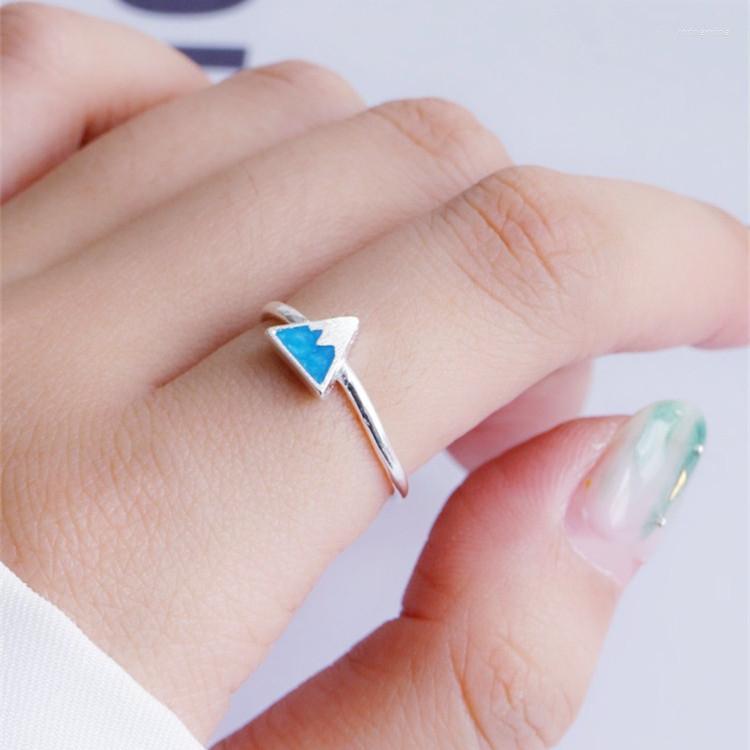 Wedding Rings Original Design Blue Triangle Finger Ring Simple For Women Engagement Jewelry Gifts
Wedding Rings Original Design Blue Triangle Finger Ring Simple For Women Engagement Jewelry Gifts