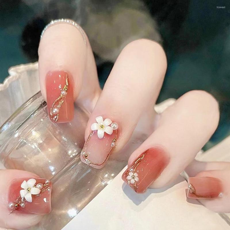 False Nails 1 Set Fake 3D Fade-Resistan Remove Easily Ultra-thin Decorative ABS Manicures Faux With Flower Decor Nail, Watermelon red
False Nails 1 Set Fake 3D Fade-Resistan Remove Easily Ultra-thin Decorative ABS Manicures Faux With Flower Decor Nail, Watermelon red