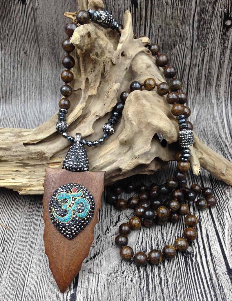 Pendant Necklaces YA2678 Wood Arrow Pave Crystal Chakra Hematite Bronzite 8mm Beads Knot Handmade Necklace Choose 30inch Or 40inch Long
Pendant Necklaces YA2678 Wood Arrow Pave Crystal Chakra Hematite Bronzite 8mm Beads Knot Handmade Necklace Choose 30inch Or 40inch Long