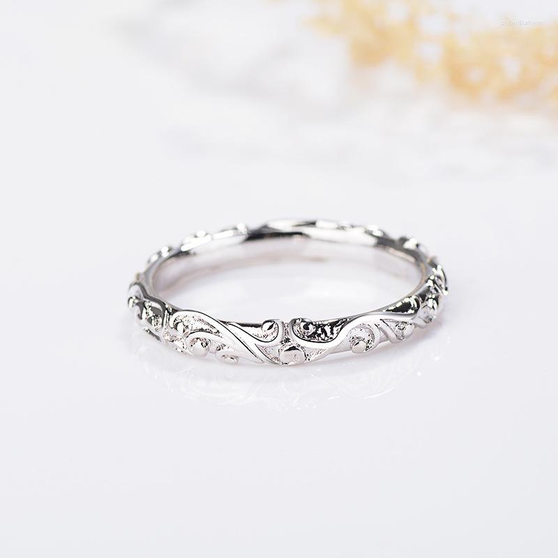 Wedding Rings Women's Antique Carved Silver Plated Ring Elegant Anniversary Gift Bride Jewelry Size Us6-9
Wedding Rings Women's Antique Carved Silver Plated Ring Elegant Anniversary Gift Bride Jewelry Size Us6-9