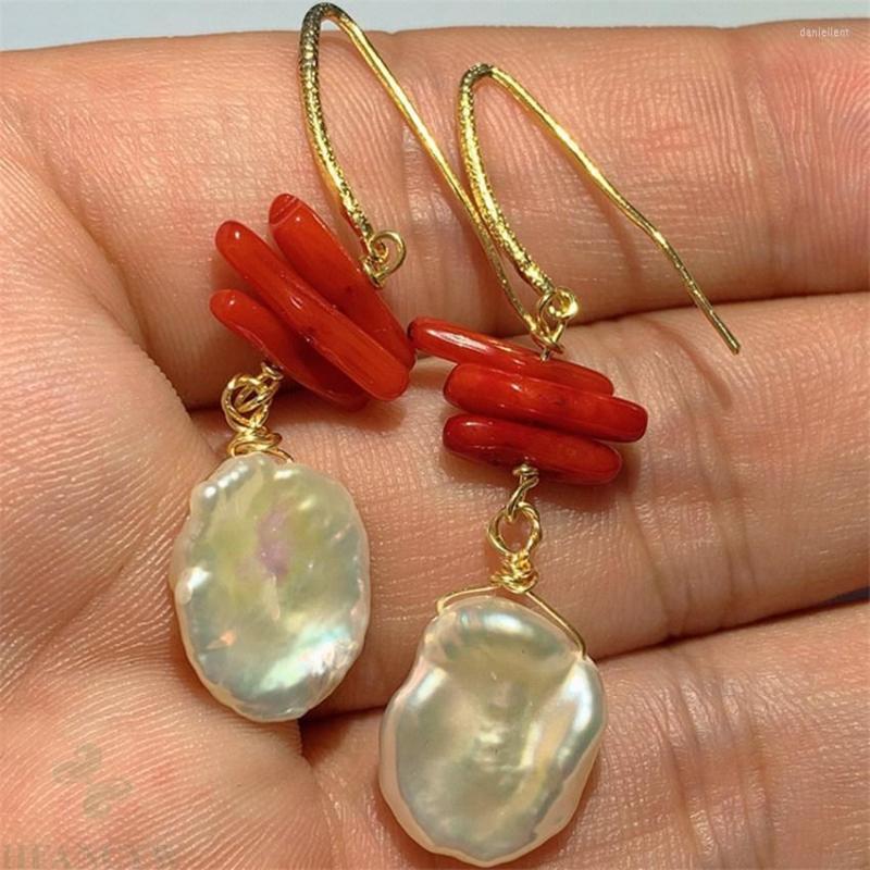Dangle Earrings Color Baroque Pearl Earring 18k Gold Ear Drop Fashion Mesmerizing Party Natural Aurora Wedding
Dangle Earrings Color Baroque Pearl Earring 18k Gold Ear Drop Fashion Mesmerizing Party Natural Aurora Wedding