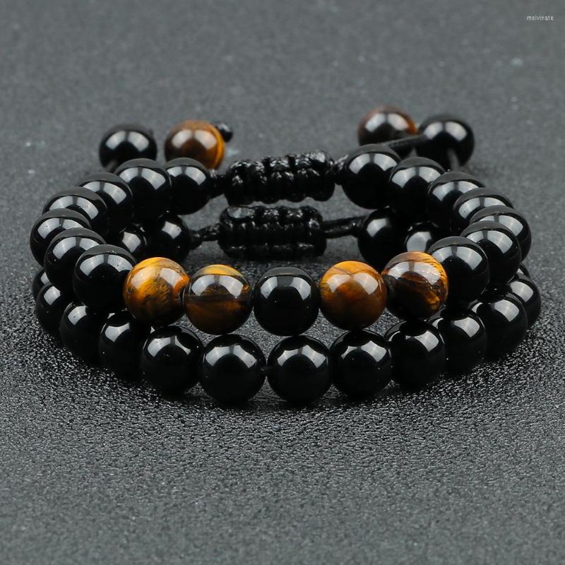 Strand Men Beads Bracelets Natural Tiger Eye Stone Black Onyx Lava Handmade Bracelets&Bangle Women Yoga Energy Meditaion Jewelry Gifts
Strand Men Beads Bracelets Natural Tiger Eye Stone Black Onyx Lava Handmade Bracelets&Bangle Women Yoga Energy Meditaion Jewelry Gifts