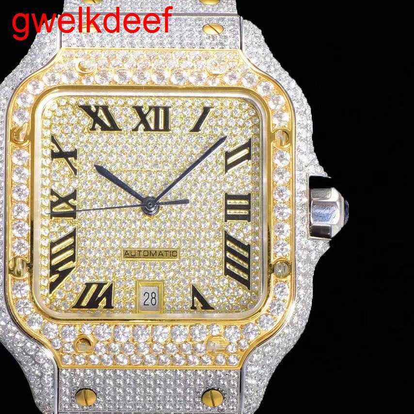 Wristwatches Luxury Custom Bling Iced Out Watches White Gold Plated Moiss anite Diamond Watchess 5A high quality replication Mechanical Q9TR
Wristwatches Luxury Custom Bling Iced Out Watches White Gold Plated Moiss anite Diamond Watchess 5A high quality replication Mechanical Q9TR
