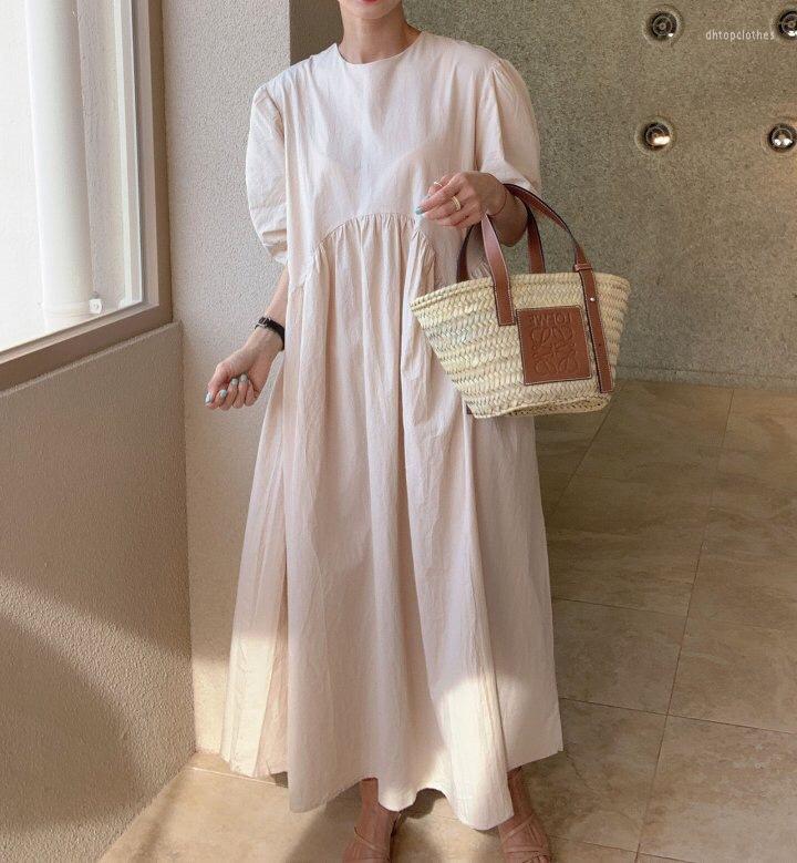 Casual Dresses Korean Fashion Clothing White Plus Size Big Shirt Spring 2023 Summer Polka Dots Short Sleeve Pleated For Women, Color as picture
Casual Dresses Korean Fashion Clothing White Plus Size Big Shirt Spring 2023 Summer Polka Dots Short Sleeve Pleated For Women, Color as picture