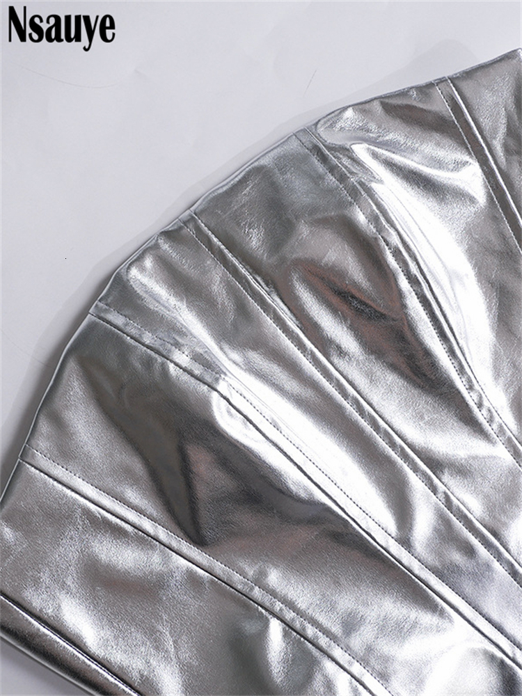 Two Piece Dress Nsauye Y2K Fashion Two Piece Set Dress Outfits Corset Tops And High Wiast Mini Skirt Women Sexy Summer In Matching Sets 230217