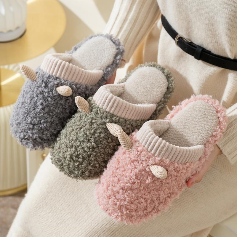Slippers Plush Women Winter Home 2023 Cotton Cute Animals Couples Indoor Shoes Thick Sole Thermal, Green
Slippers Plush Women Winter Home 2023 Cotton Cute Animals Couples Indoor Shoes Thick Sole Thermal, Green