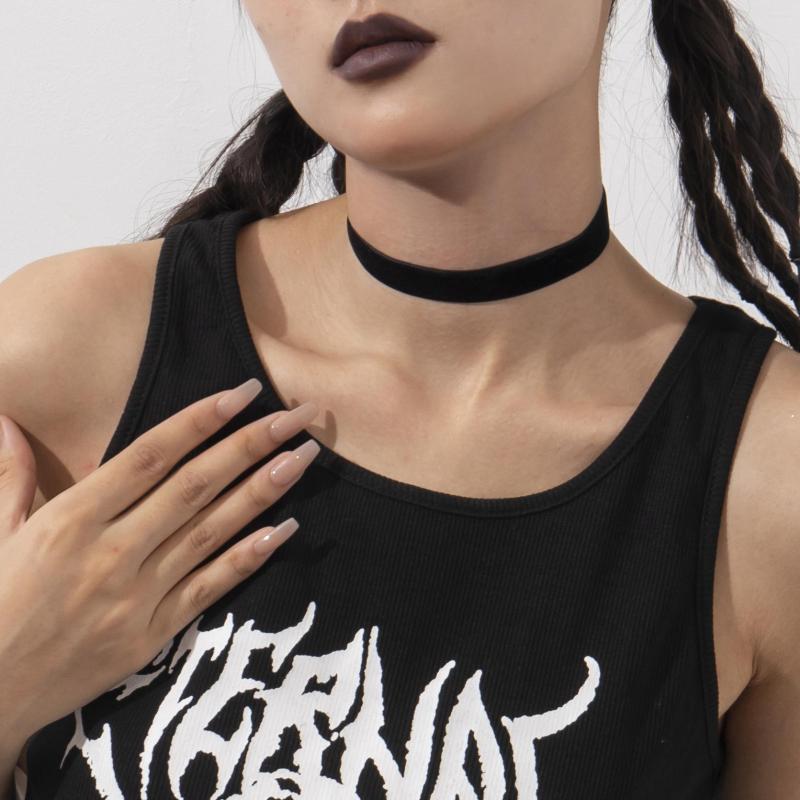 Choker Collarbone Chain Collar Vintage Niche Black Chocker Necklace Simple Flannel Sweet Gothic Wolf Y2k Jewelry Wicca 2023
Choker Collarbone Chain Collar Vintage Niche Black Chocker Necklace Simple Flannel Sweet Gothic Wolf Y2k Jewelry Wicca 2023