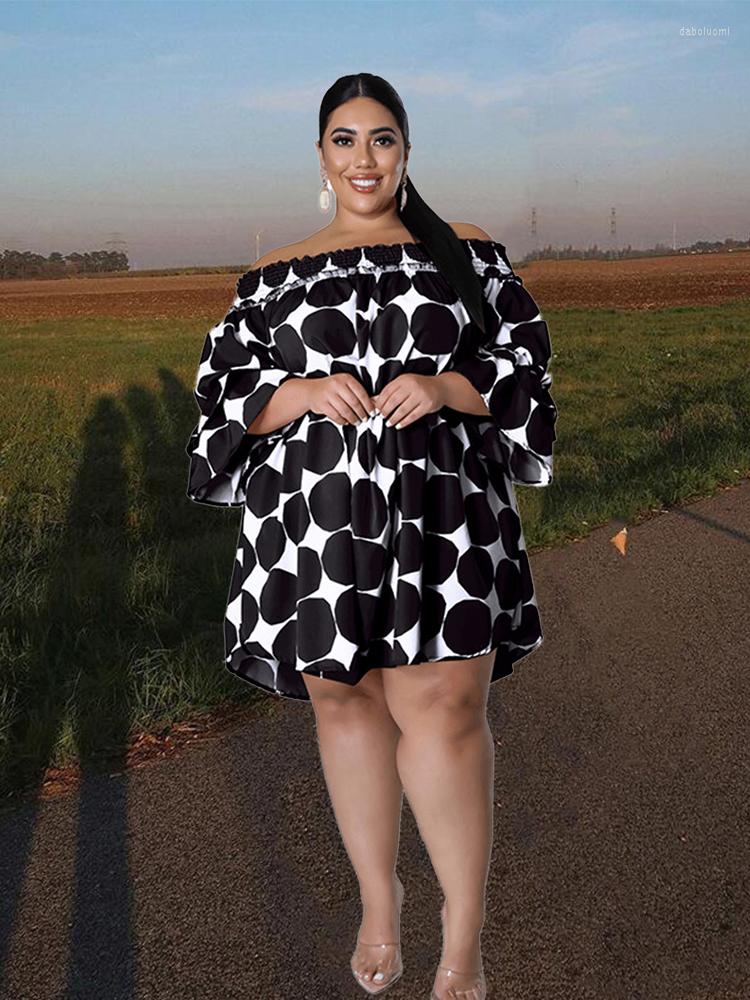 Plus Size Dresses Off Shoulder Dress Women Clothing Summer Elegant Polka Dot Ladies Short Sexy Wholesale Bulk Drop, Black
Plus Size Dresses Off Shoulder Dress Women Clothing Summer Elegant Polka Dot Ladies Short Sexy Wholesale Bulk Drop, Black
