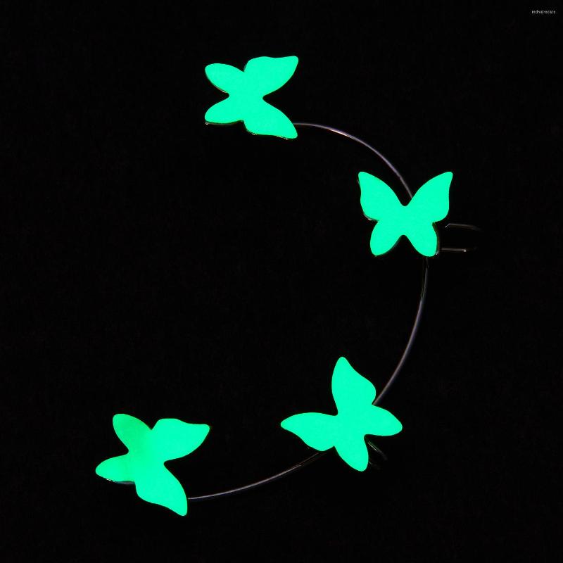 Backs Earrings Silver Plated Glow In The Dark Butterfly Ear Clips Non-Piercing For Women Fake Cartilage Cuff Clip Wedding Jewelry
Backs Earrings Silver Plated Glow In The Dark Butterfly Ear Clips Non-Piercing For Women Fake Cartilage Cuff Clip Wedding Jewelry