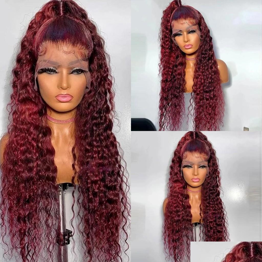 Synthetic Wigs Curly Human Hair Wine Red Brazilian Remy Deep Wave Fl Lace Front Wig 180 Pre Plucked Drop Delivery Products Dhfm5, Wig cap
Synthetic Wigs Curly Human Hair Wine Red Brazilian Remy Deep Wave Fl Lace Front Wig 180 Pre Plucked Drop Delivery Products Dhfm5, Wig cap