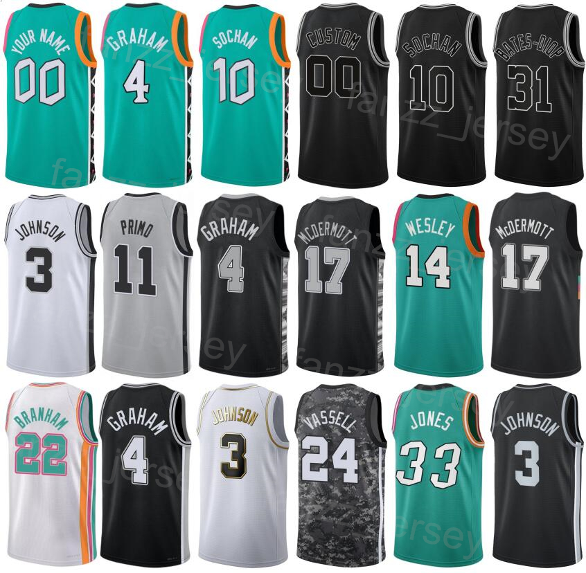 Print Earned Basketball Malaki Branham Jerseys 22 Keita Bates-Diop 31 Charles Bassey 28 Dominick Barlow 26 Tre Jones 33 Devin Vassell 24 Romeo Langford 35 Man Woman, Grey
Print Earned Basketball Malaki Branham Jerseys 22 Keita Bates-Diop 31 Charles Bassey 28 Dominick Barlow 26 Tre Jones 33 Devin Vassell 24 Romeo Langford 35 Man Woman, Grey