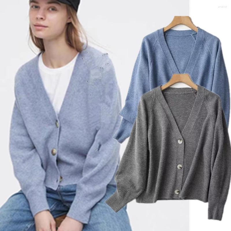 Women' Knits Maxdutti Japanese Style Simple Cardigans Women Single Breasted Drop Shoulder Knitted, Sky blue
Women' Knits Maxdutti Japanese Style Simple Cardigans Women Single Breasted Drop Shoulder Knitted, Sky blue
