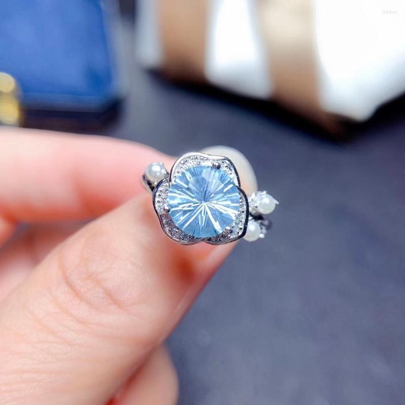 Cluster Rings 2023 Est Blue Topaz Ring 8x8MM Natural Gemstone Fine Jewelry For Women Party Gift Real 925 Sterling Silver Store Sale
Cluster Rings 2023 Est Blue Topaz Ring 8x8MM Natural Gemstone Fine Jewelry For Women Party Gift Real 925 Sterling Silver Store Sale