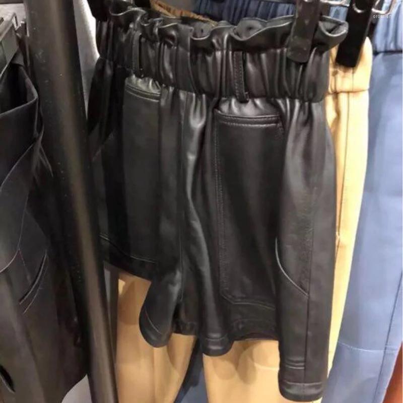 Women' Shorts 2023 Fashion Clothing Genuine Leather Women Elastic Waist Booty Mini Sexy Short Feminino Black Pocket Calzones Mujer
Women' Shorts 2023 Fashion Clothing Genuine Leather Women Elastic Waist Booty Mini Sexy Short Feminino Black Pocket Calzones Mujer