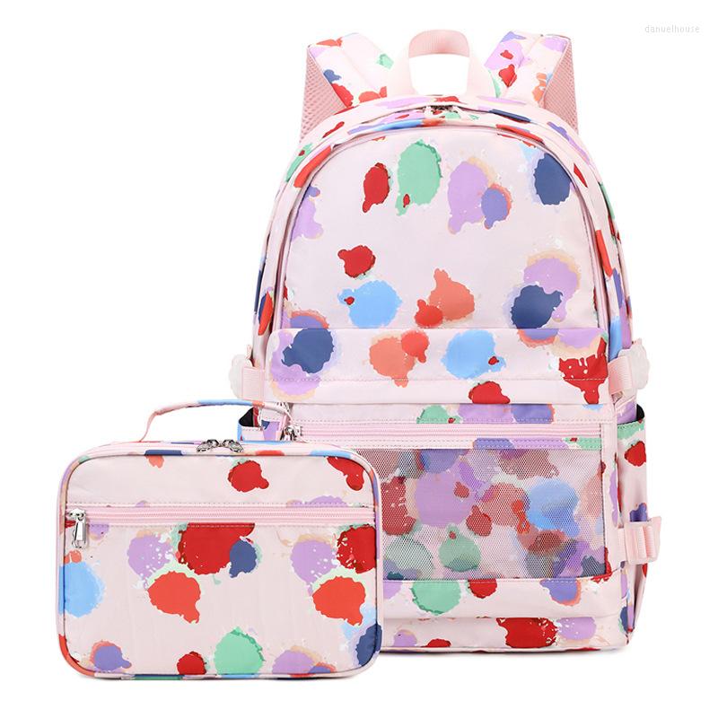 School Bags Female Backpack Child Girl 2pcs/Set Nylon Waterproof Children's For Teenage Colorful Travel Rucksack Student, Purple
School Bags Female Backpack Child Girl 2pcs/Set Nylon Waterproof Children's For Teenage Colorful Travel Rucksack Student, Purple