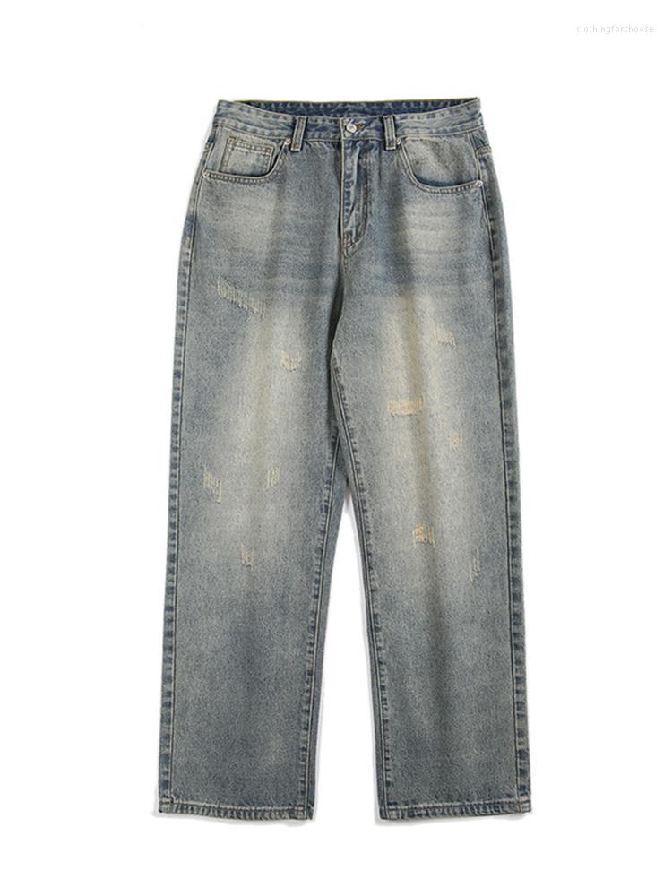 Men' Jeans Vintage Men' Four Seasons Y2k High Street Straight Wide Leg Trousers Streetwear Ins Women, Vintage blue
Men' Jeans Vintage Men' Four Seasons Y2k High Street Straight Wide Leg Trousers Streetwear Ins Women, Vintage blue