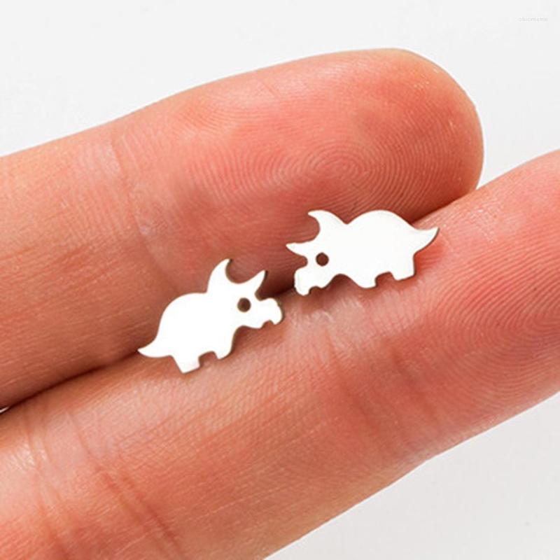 Stud Earrings Cute Small Rhino Dinosaur Cartilage Earring Piercing Cartoon Animal Pterosaur Triceratops Wyvern Stainless Steel Ear
Stud Earrings Cute Small Rhino Dinosaur Cartilage Earring Piercing Cartoon Animal Pterosaur Triceratops Wyvern Stainless Steel Ear
