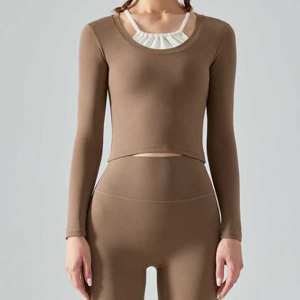 Active d Winter Big Round Neck Long Sleeve Yoga Dress Tight Slim Top Women' Running Sports Fitness with Cushionewdmewdm, Ivory
Active d Winter Big Round Neck Long Sleeve Yoga Dress Tight Slim Top Women' Running Sports Fitness with Cushionewdmewdm, Ivory