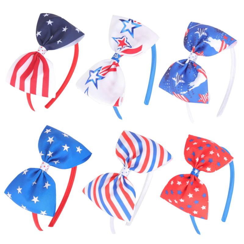 Hair Accessories 10pcs/Lot 4th Of July Headband For Girls Bows Bands Stars Stripe Kids Festival Party Hairband
Hair Accessories 10pcs/Lot 4th Of July Headband For Girls Bows Bands Stars Stripe Kids Festival Party Hairband