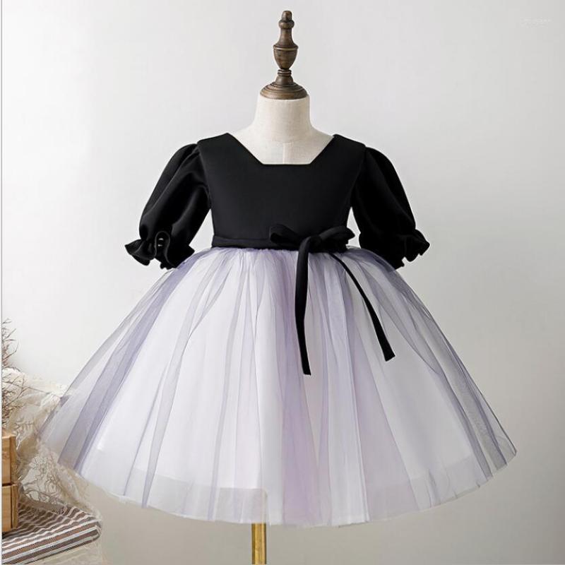Girl Dresses Baby Wedding Birthday Elegant Bow Party Black Tutu Christening Gown Kids Children Formal Pageant Clothes
Girl Dresses Baby Wedding Birthday Elegant Bow Party Black Tutu Christening Gown Kids Children Formal Pageant Clothes