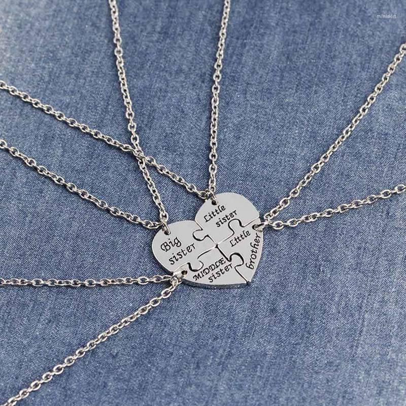 Pendant Necklaces Big Middle Little Sister Pendants For 4 Brother Necklace Family Baby Birthday Gift Collar Jewelry
Pendant Necklaces Big Middle Little Sister Pendants For 4 Brother Necklace Family Baby Birthday Gift Collar Jewelry