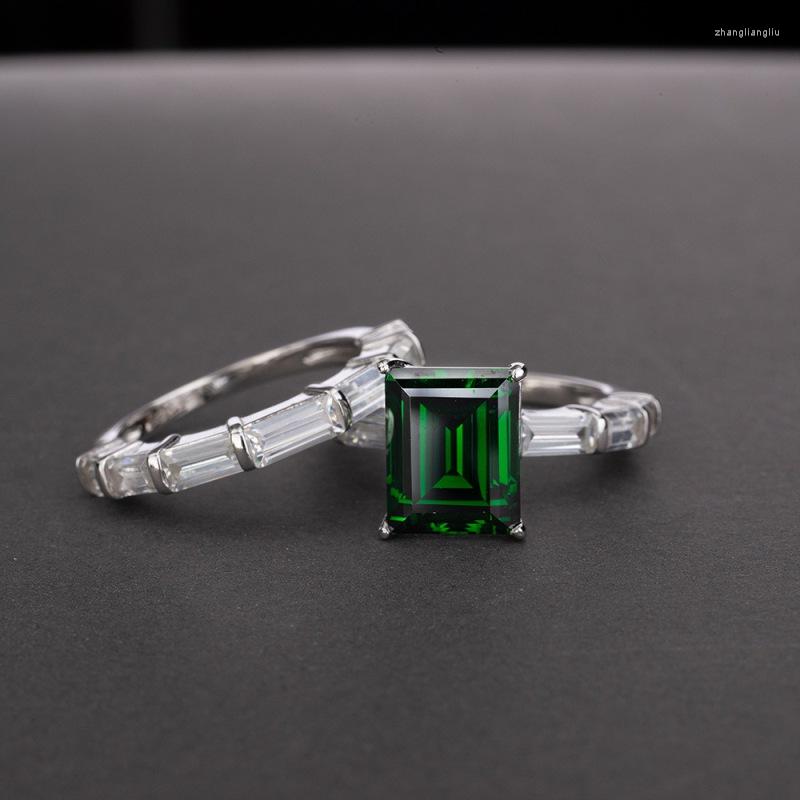 Cluster Rings Luxury Silver Color Ring Female Rectangle Zircon Crystal Wedding For Women Party Girlfriend Gift
Cluster Rings Luxury Silver Color Ring Female Rectangle Zircon Crystal Wedding For Women Party Girlfriend Gift