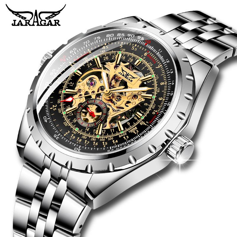Wristwatches Men Automatic Mechanical Watches Silver White Male Steel Band Self-Wind Watch Analog Sport Army Military Wristwatch
Wristwatches Men Automatic Mechanical Watches Silver White Male Steel Band Self-Wind Watch Analog Sport Army Military Wristwatch