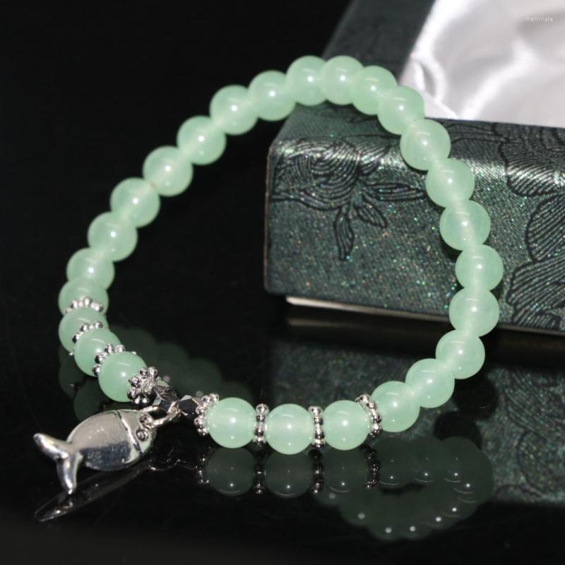 Strand Factory Price 6mm Green Chalcedony Jades Bracelet Natural Stone Beads Round Fashion Women Party Gifts Jewelry 7.5inch B1996
Strand Factory Price 6mm Green Chalcedony Jades Bracelet Natural Stone Beads Round Fashion Women Party Gifts Jewelry 7.5inch B1996