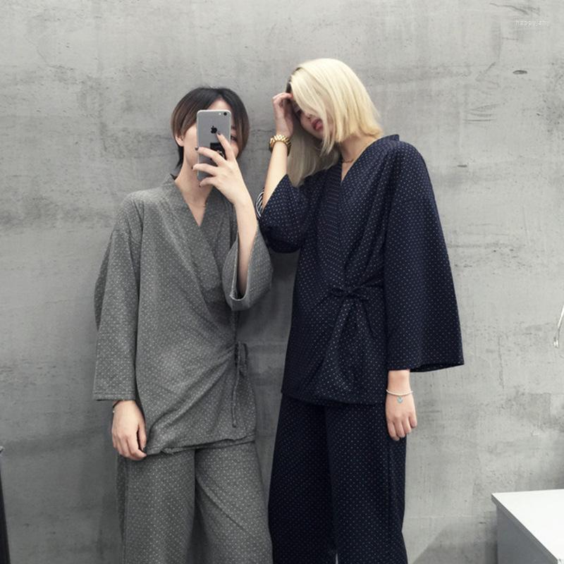 Women's Sleepwear Winter Women Cotton Pajamas Japanese Tethered Kimono Pijamas Comfortable Long-sleeved Home Clothing Loungewear 2 Piece, Women navy
Women's Sleepwear Winter Women Cotton Pajamas Japanese Tethered Kimono Pijamas Comfortable Long-sleeved Home Clothing Loungewear 2 Piece, Women navy
