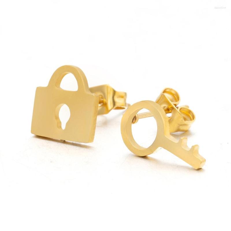 Stud Earrings Cute Small Heart Bowknot Key And Lock Shaped Stainless Steel Korean Creative Ear Studs Cartilage For Women
Stud Earrings Cute Small Heart Bowknot Key And Lock Shaped Stainless Steel Korean Creative Ear Studs Cartilage For Women