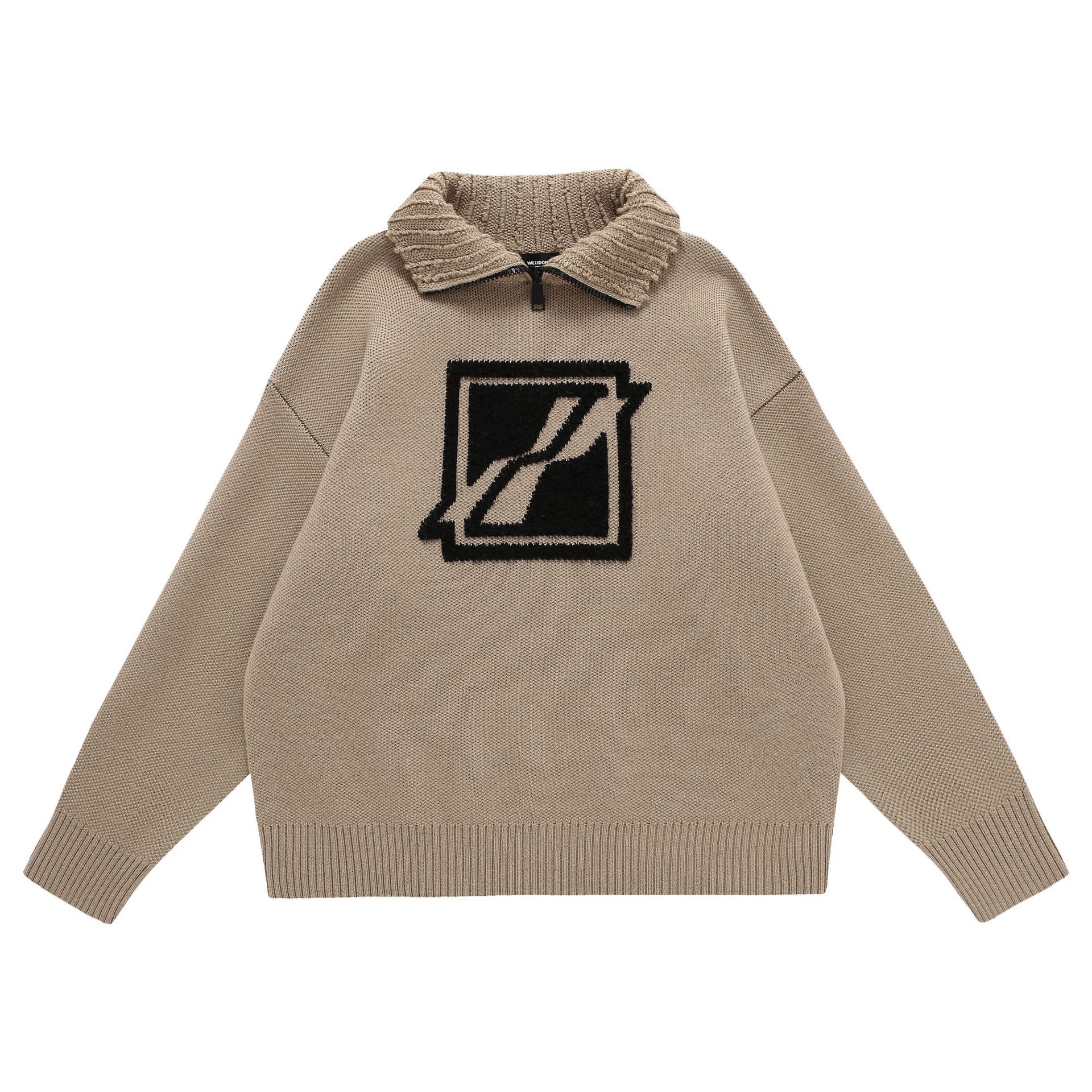 We 11 Done New Classic Fashion Sweater Knitwear Barrage Letter Logo Loose Long-Sleeved Hoodie Sweatshirt, White
We 11 Done New Classic Fashion Sweater Knitwear Barrage Letter Logo Loose Long-Sleeved Hoodie Sweatshirt, White