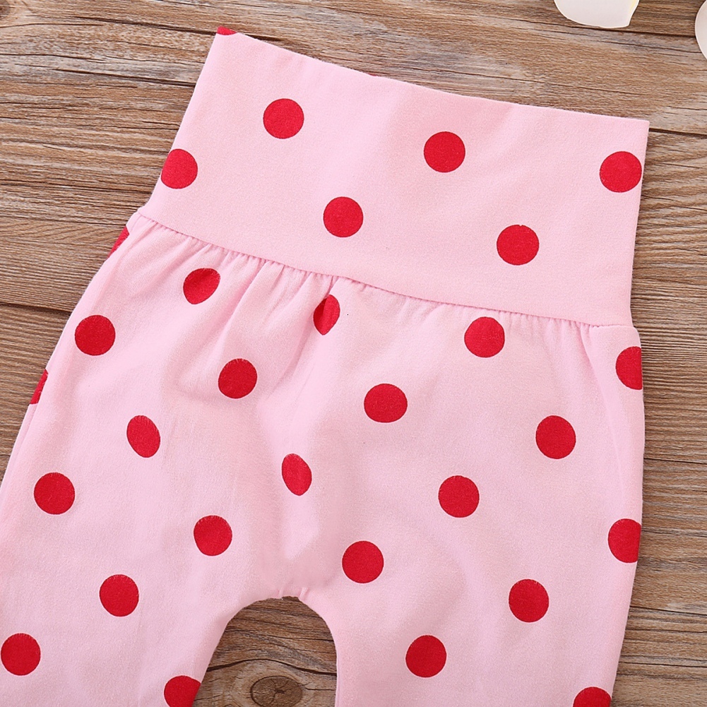 Clothing Sets Baywell Autumn Casual Baby Girl Suits Giraffe Bodysuit Polka Dots Pants Cap 3 pcs Spring Kids Clothing Set 0-18 Months 230217