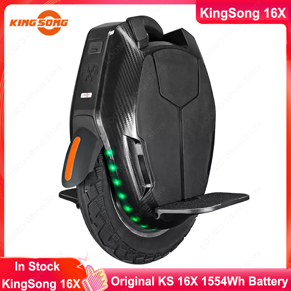 Other Scooters KingSong KS-16X Electric unicycle Longest Mileage Single wheel 2200W motor 1554wh battery speed 50km/h Dual Charger
Other Scooters KingSong KS-16X Electric unicycle Longest Mileage Single wheel 2200W motor 1554wh battery speed 50km/h Dual Charger