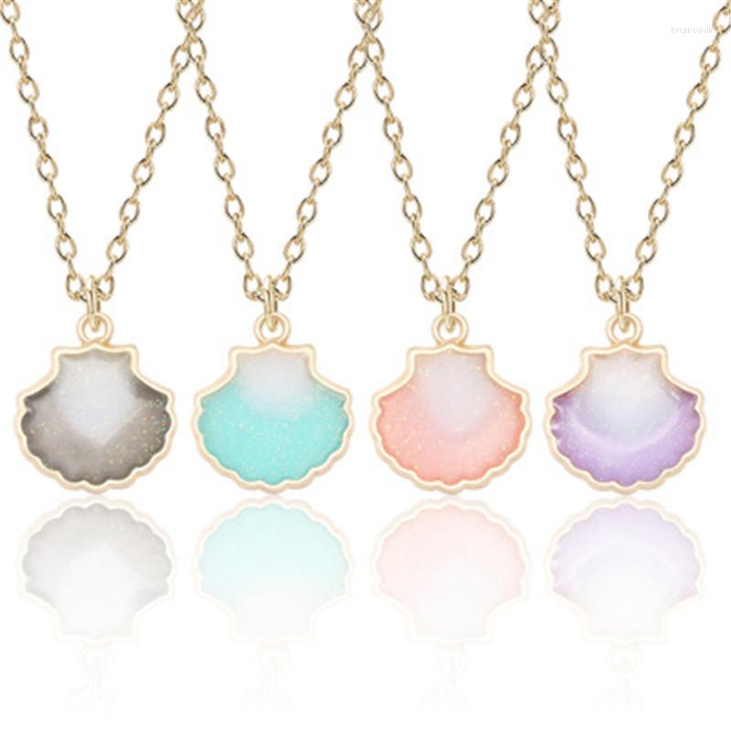 Pendant Necklaces Simple And Exquisite Fashion Colorful Shell Necklace Series Double-sided Pearlescent Drop Jewelry Women's
Pendant Necklaces Simple And Exquisite Fashion Colorful Shell Necklace Series Double-sided Pearlescent Drop Jewelry Women's