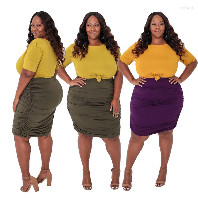 Tracksuits Summer Women Plus Size Crop Top Sets Short Sleeve Tshirt And Skirt Set Offie Ladies 2 Piece Outfit Wholesale Drop, Green
Tracksuits Summer Women Plus Size Crop Top Sets Short Sleeve Tshirt And Skirt Set Offie Ladies 2 Piece Outfit Wholesale Drop, Green