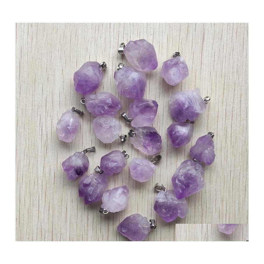 Charms Natural Stone Amethyst Crystal Irregar Shape Pendant For Jewelry Making B Whole Drop Delivery Findings Components Dhdir
Charms Natural Stone Amethyst Crystal Irregar Shape Pendant For Jewelry Making B Whole Drop Delivery Findings Components Dhdir