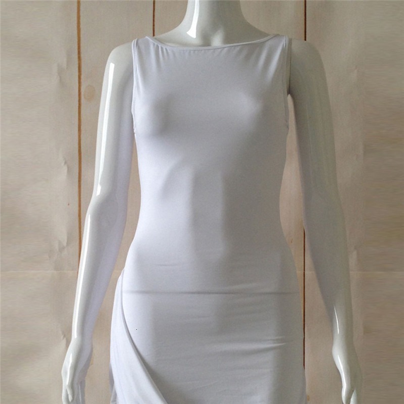 Casual Dresses Sexy Oblique Pendulum Summer Women O-Neck Solid Sleeveless Slim Female Asymmetrical Mini Party 230217