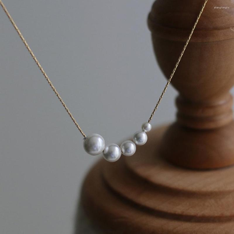 Pendant Necklaces Fashion Imitation Pearl Necklace Titanium Steel Plating 18k Gold Chain Women High Quality Choker Jewelry Festival Gift
Pendant Necklaces Fashion Imitation Pearl Necklace Titanium Steel Plating 18k Gold Chain Women High Quality Choker Jewelry Festival Gift