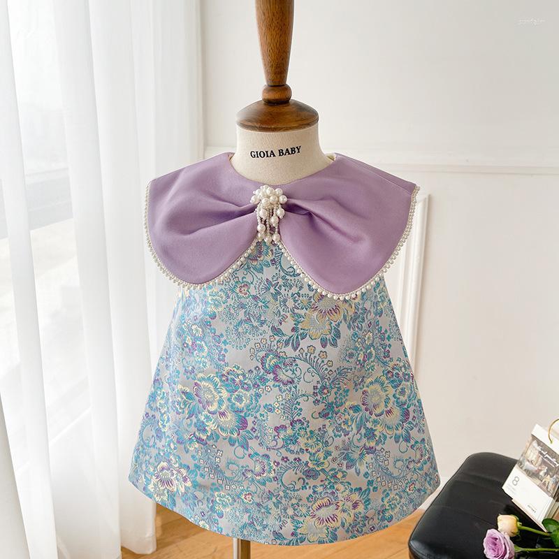 Girl Dresses 2023 Chinese Style Party Dress For Little Girls Child Floral A-line Toddler Elegant Cheongsam Kids Formal Vestidos, Blue
Girl Dresses 2023 Chinese Style Party Dress For Little Girls Child Floral A-line Toddler Elegant Cheongsam Kids Formal Vestidos, Blue