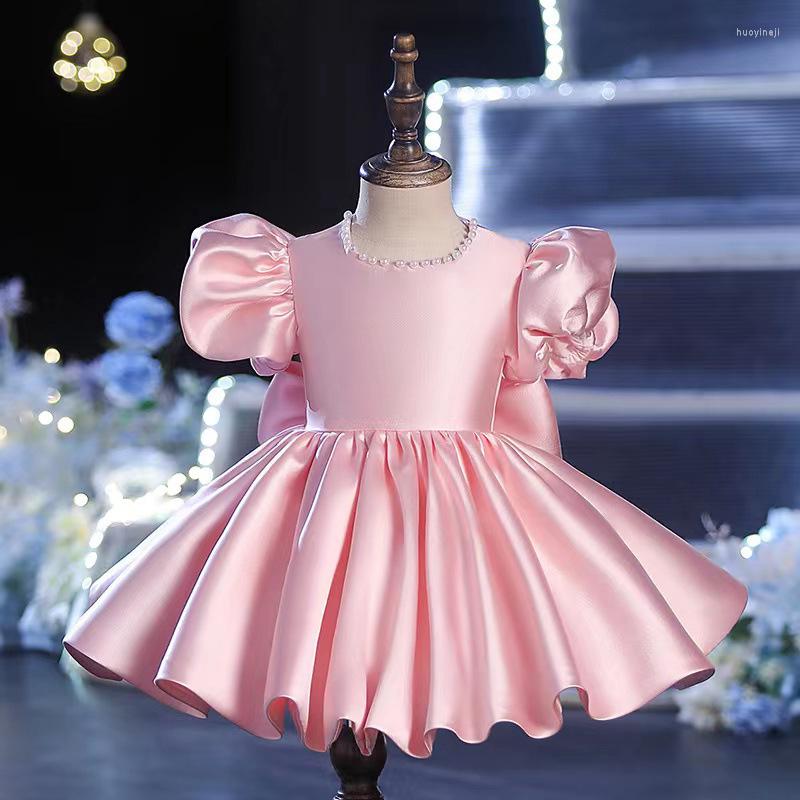 Girl Dresses Baby Dress Pink Beads Princess Vestidos Children Wedding Birthday Ball Gown Baptism Party For Summer Costumes
Girl Dresses Baby Dress Pink Beads Princess Vestidos Children Wedding Birthday Ball Gown Baptism Party For Summer Costumes