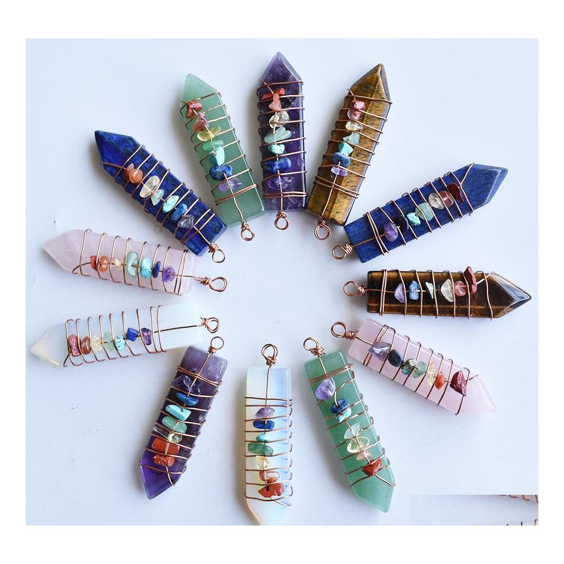 Charms Arrowhead Chakra Reiki Healing Pendums Rose Quartz Natural Stones Pendant Amet Crystal Hexagonal For Men Women Necklace Jewel Dh1I4
Charms Arrowhead Chakra Reiki Healing Pendums Rose Quartz Natural Stones Pendant Amet Crystal Hexagonal For Men Women Necklace Jewel Dh1I4