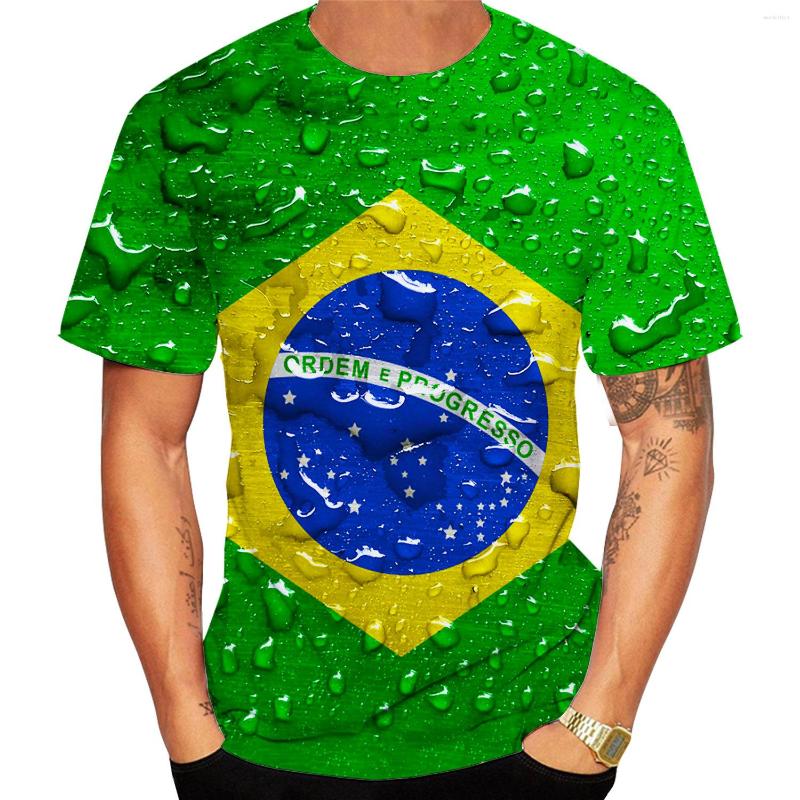 Men's T Shirts Brazil Logo T-shirt Casual Fashion Short Sleeve 3D Printing Color Loose Fashionable, Et5kh22241nl 
Men's T Shirts Brazil Logo T-shirt Casual Fashion Short Sleeve 3D Printing Color Loose Fashionable, Et5kh22241nl