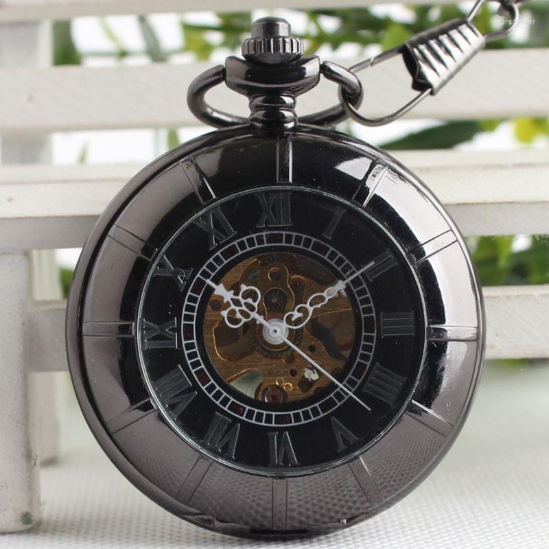Pocket Watches Classic Polished Skeleton Roman Numerals Dial Mechanical Hand Wind Watch Fob Chain For Men Relojes TJX104, Picture shown
Pocket Watches Classic Polished Skeleton Roman Numerals Dial Mechanical Hand Wind Watch Fob Chain For Men Relojes TJX104, Picture shown