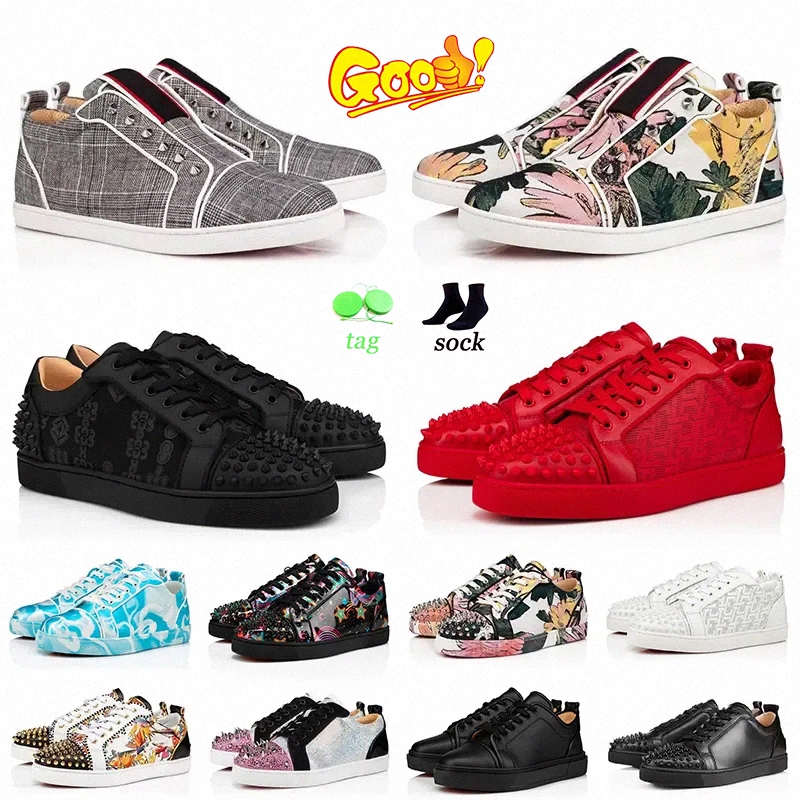 Designer Casual Shoes Red Bottom Loafers Rivets Low Studed Designers Shoe Men Women Fashion red bottoms sports trainers sneakers, 24
Designer Casual Shoes Red Bottom Loafers Rivets Low Studed Designers Shoe Men Women Fashion red bottoms sports trainers sneakers, 24