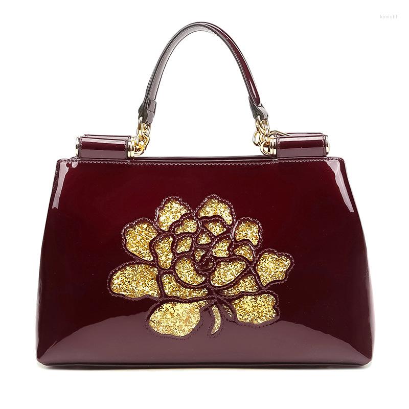 Evening Bags 2023 Women Fashion Bag Solid Patent Leather Messenger Casual Sequins Rose Party Purse Shoulder Female Totes Handbag, Black
Evening Bags 2023 Women Fashion Bag Solid Patent Leather Messenger Casual Sequins Rose Party Purse Shoulder Female Totes Handbag, Black
