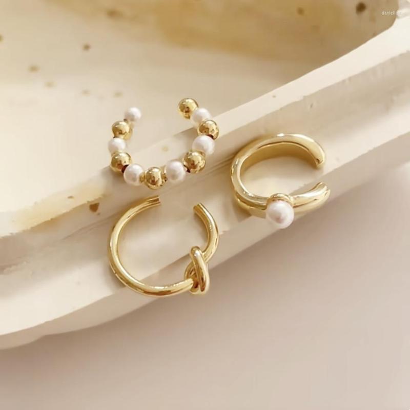 Backs Earrings Copper Alloy Korean Suit Cute Style 18K Gold Pearl Plated Clip On Fake Piercing Jewelry For Women
Backs Earrings Copper Alloy Korean Suit Cute Style 18K Gold Pearl Plated Clip On Fake Piercing Jewelry For Women